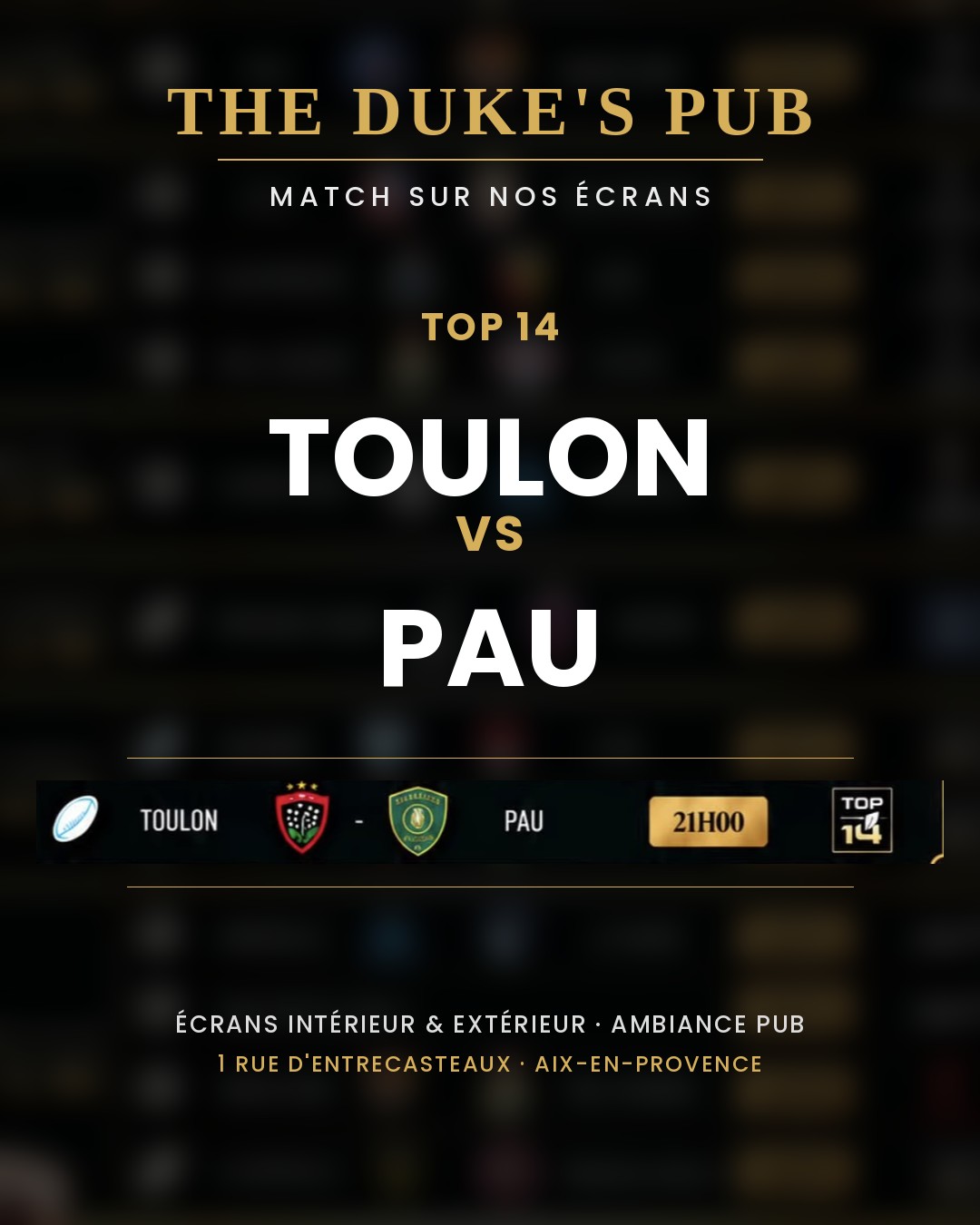 Toulon – Pau au Duke’s