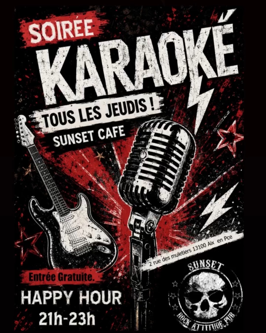 Soirée Karaoké au Sunset Café