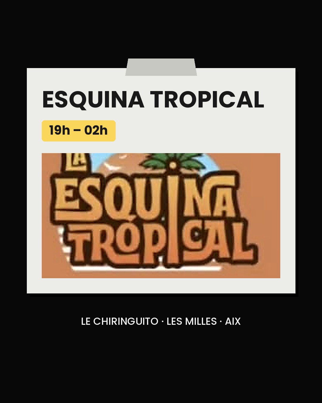 Esquina Tropical au Chiringuito