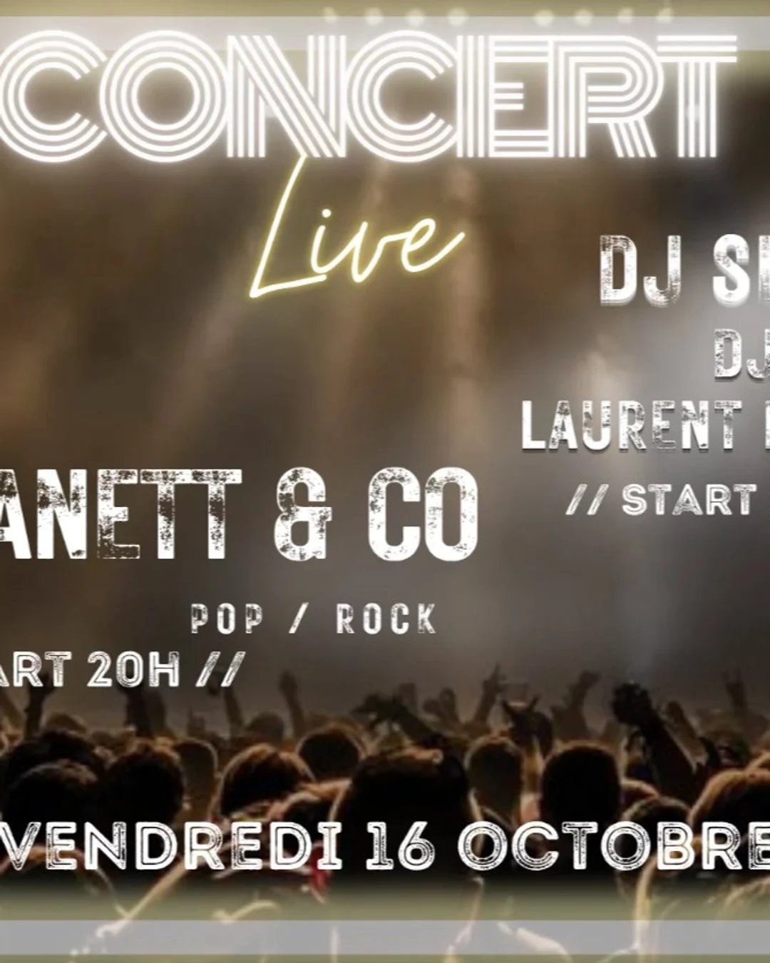 Concert live - PATT GANETT & CO