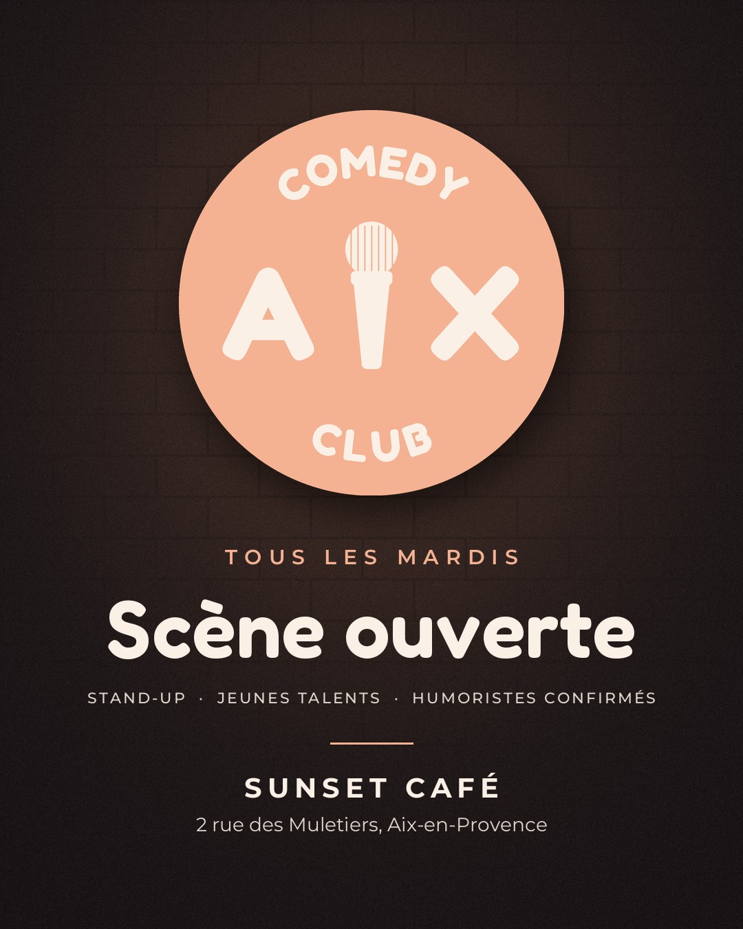 Scène ouverte au Aix Comedy Club