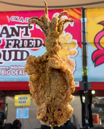 Giant Deep Fried Squid
