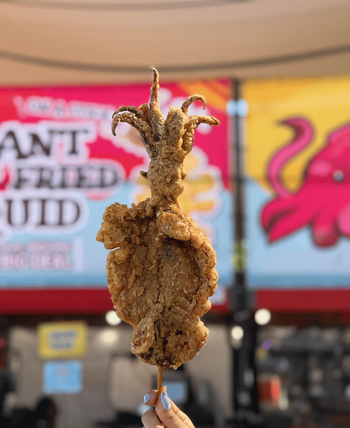 Giant Deep Fried Squid