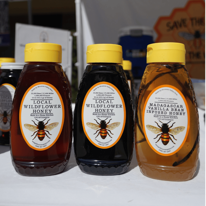 Mango blossom apiary local honey