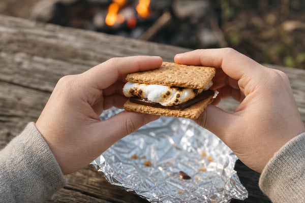 S'mores chocolate making kit, melt-ready for the campfire