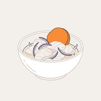 Flache Illustration typischer peruanischer Gerichte auf einem hellen Hintergrund.