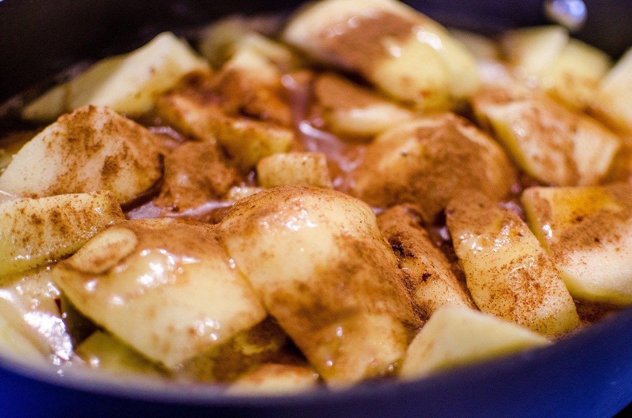 Apfel-Zimt aus dem Raclette