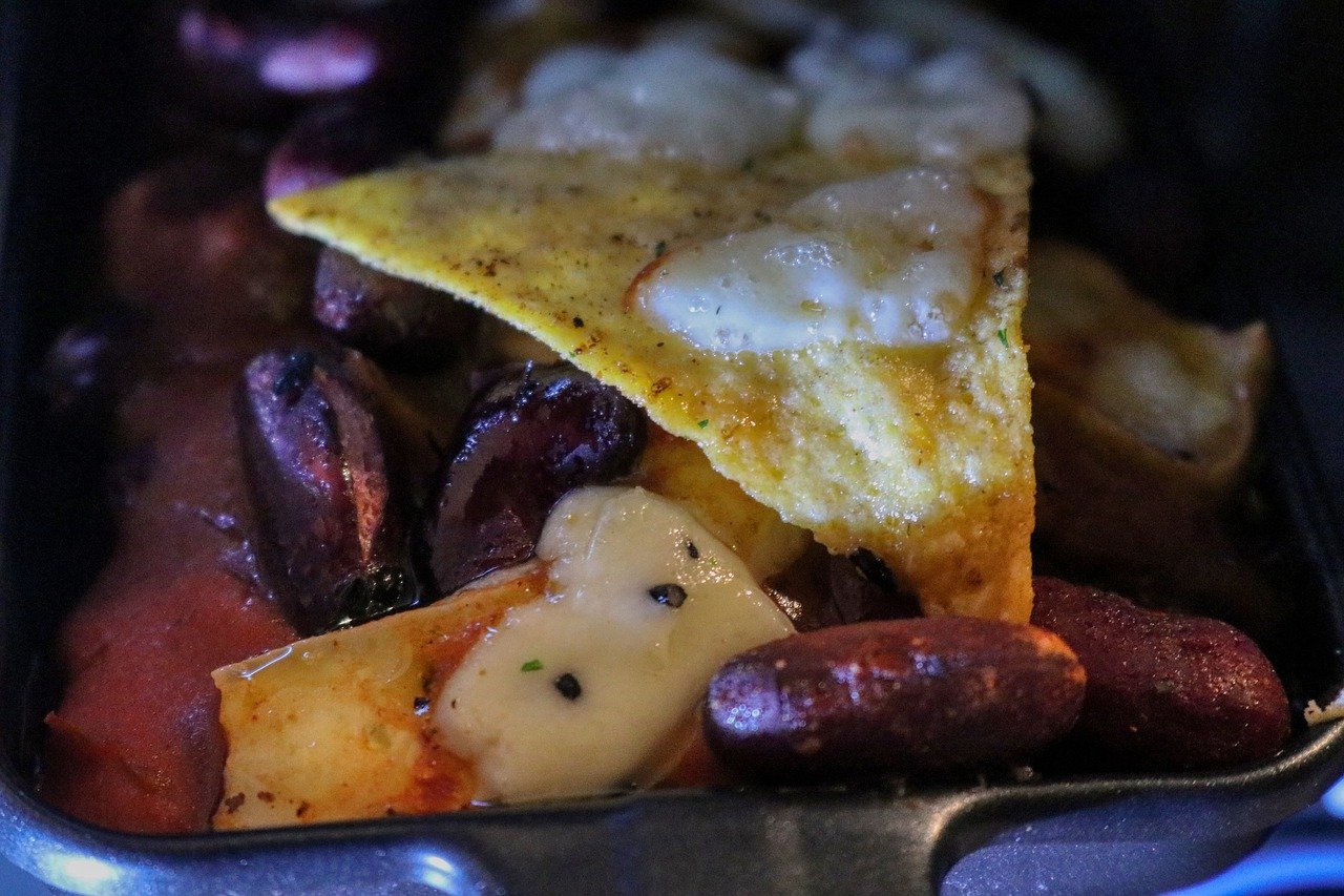 Raclette mit Tortillas