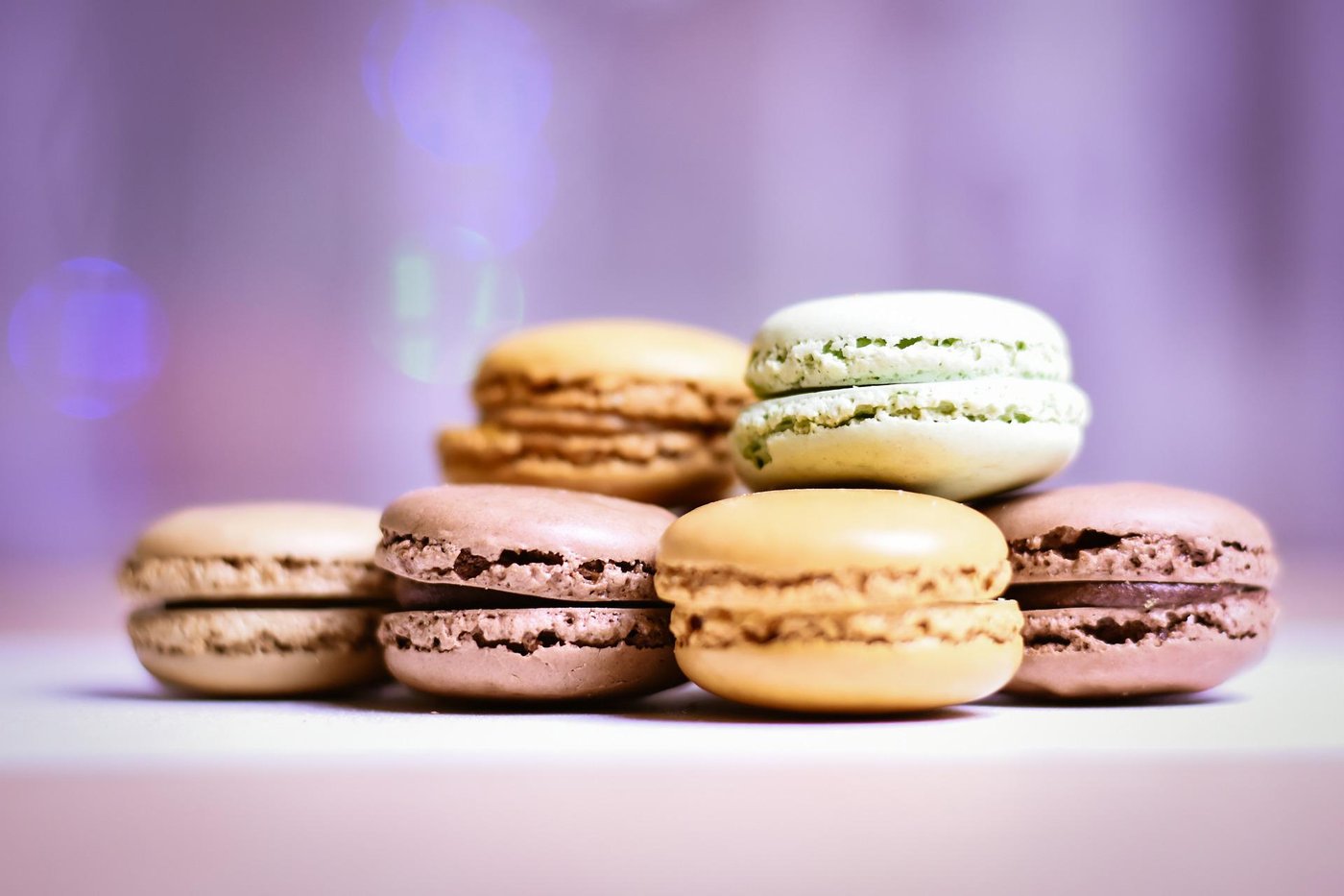 Macarons in glutenfreien Cafés essen