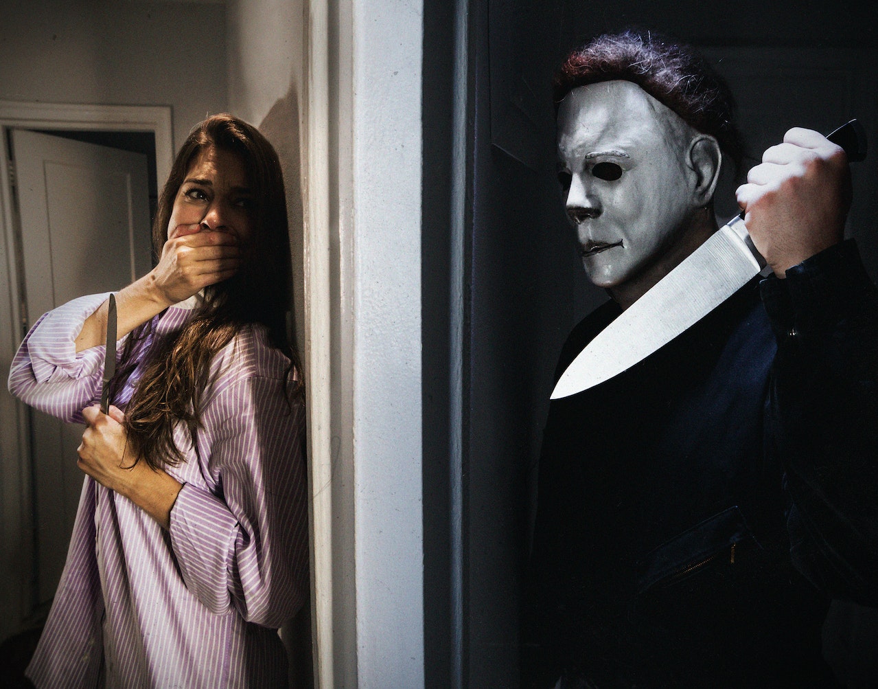 Filmszene aus dem Horrorfilm Halloween