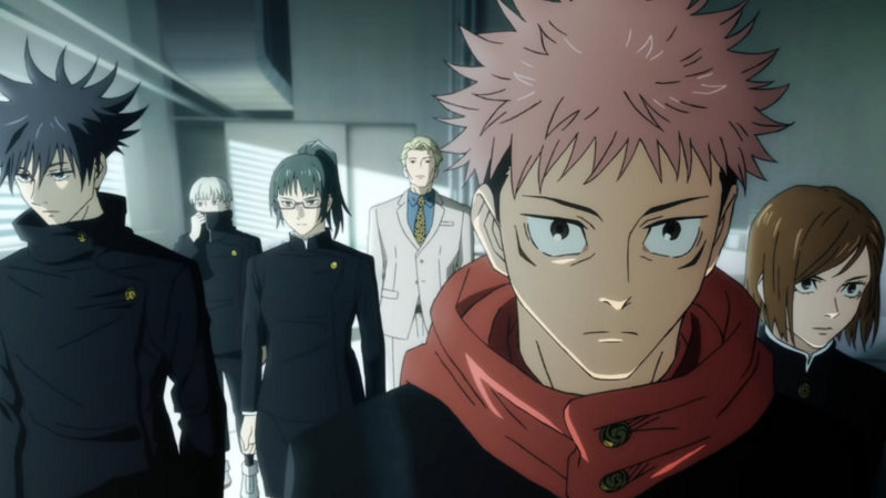 Die Figuren aus dem Anime Jujutsu Kaisen.