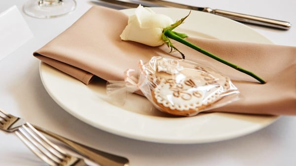Gastgeschenke für den Tisch auf der Hochzeit