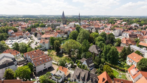 Soest im Hochsauerland von oben