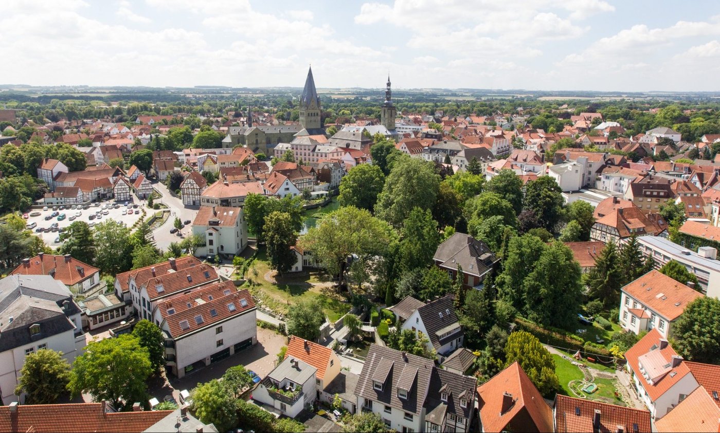 Soest im Hochsauerland von oben