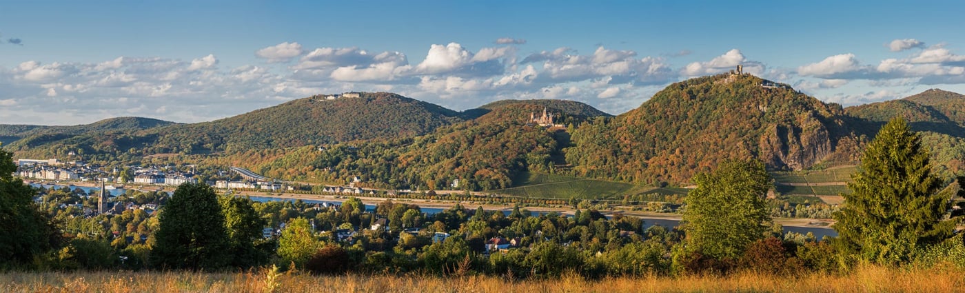 blick übers siebengebirge