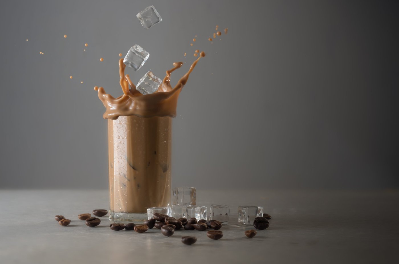 frischer eiskaffee