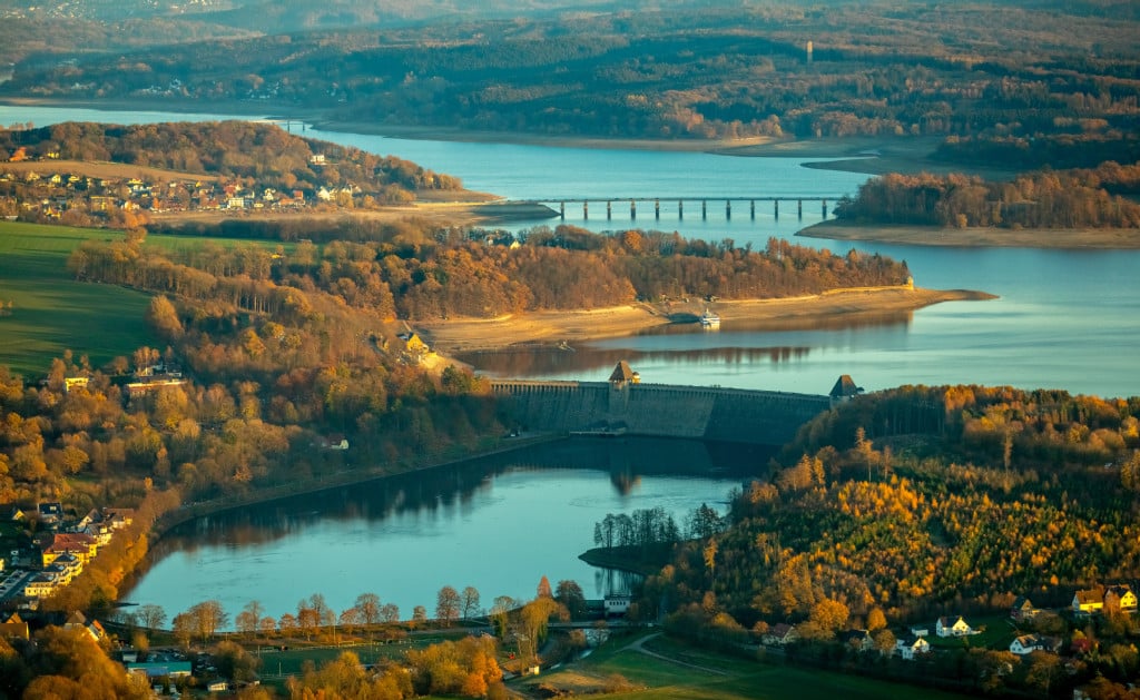 Luftbild Möhnesee