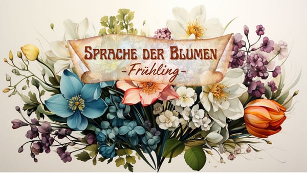 Ein sehr schönes Bild mit Blumen