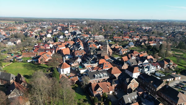 Schermbeck aus der Luft