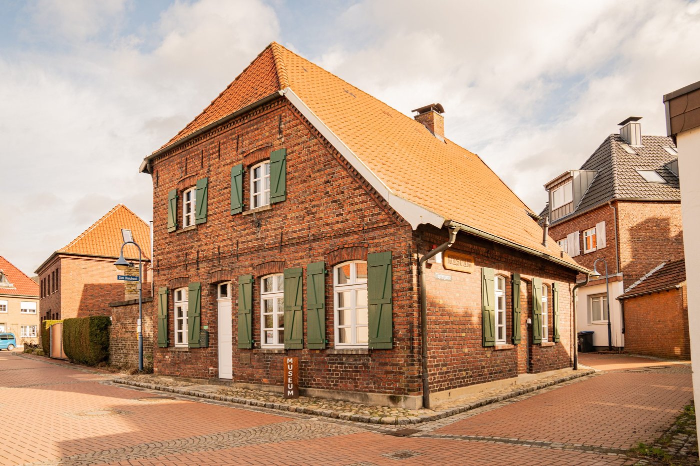Ein historisches Haus in Schermbeck.