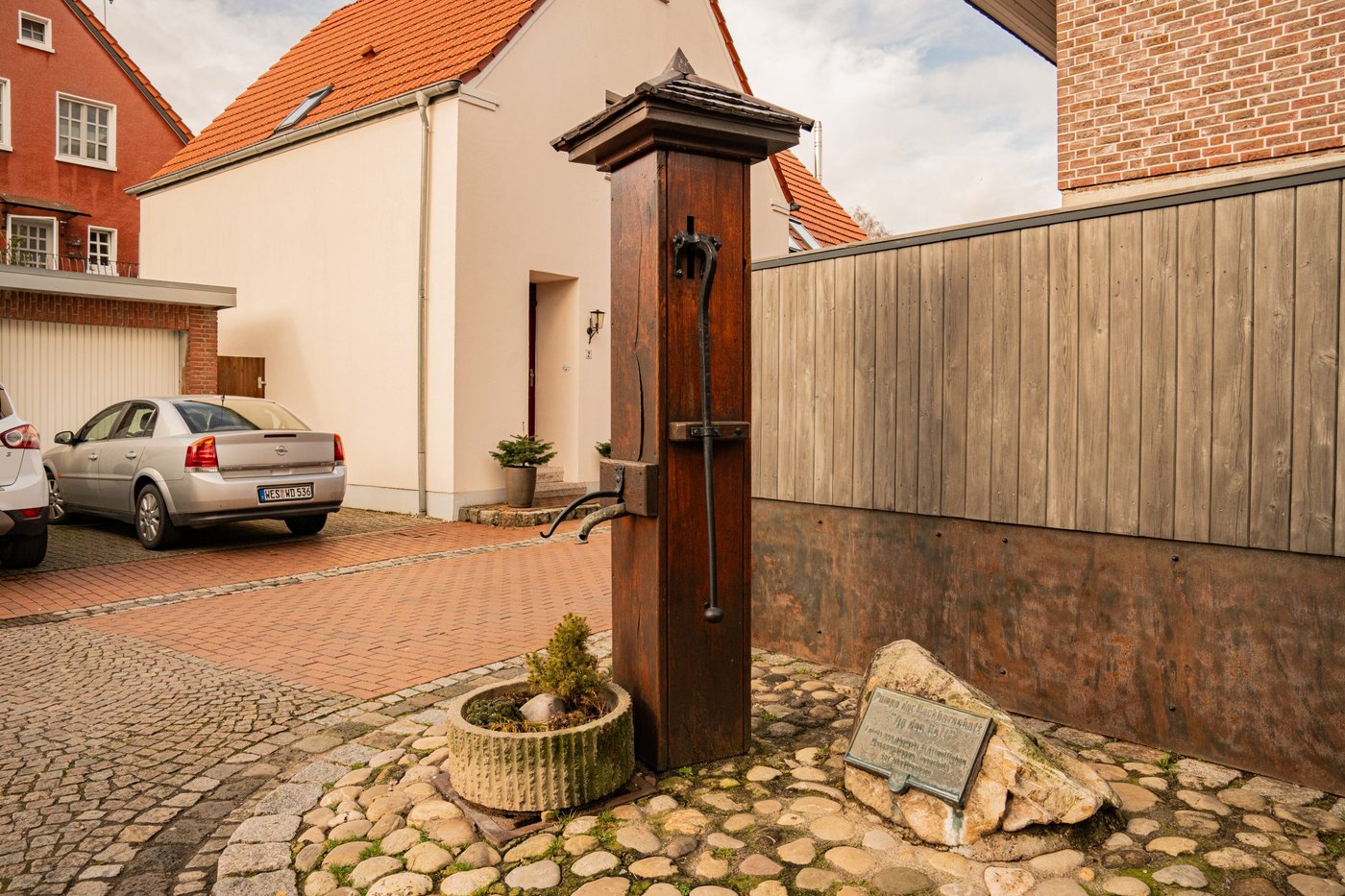 Historische Wasserpumpe