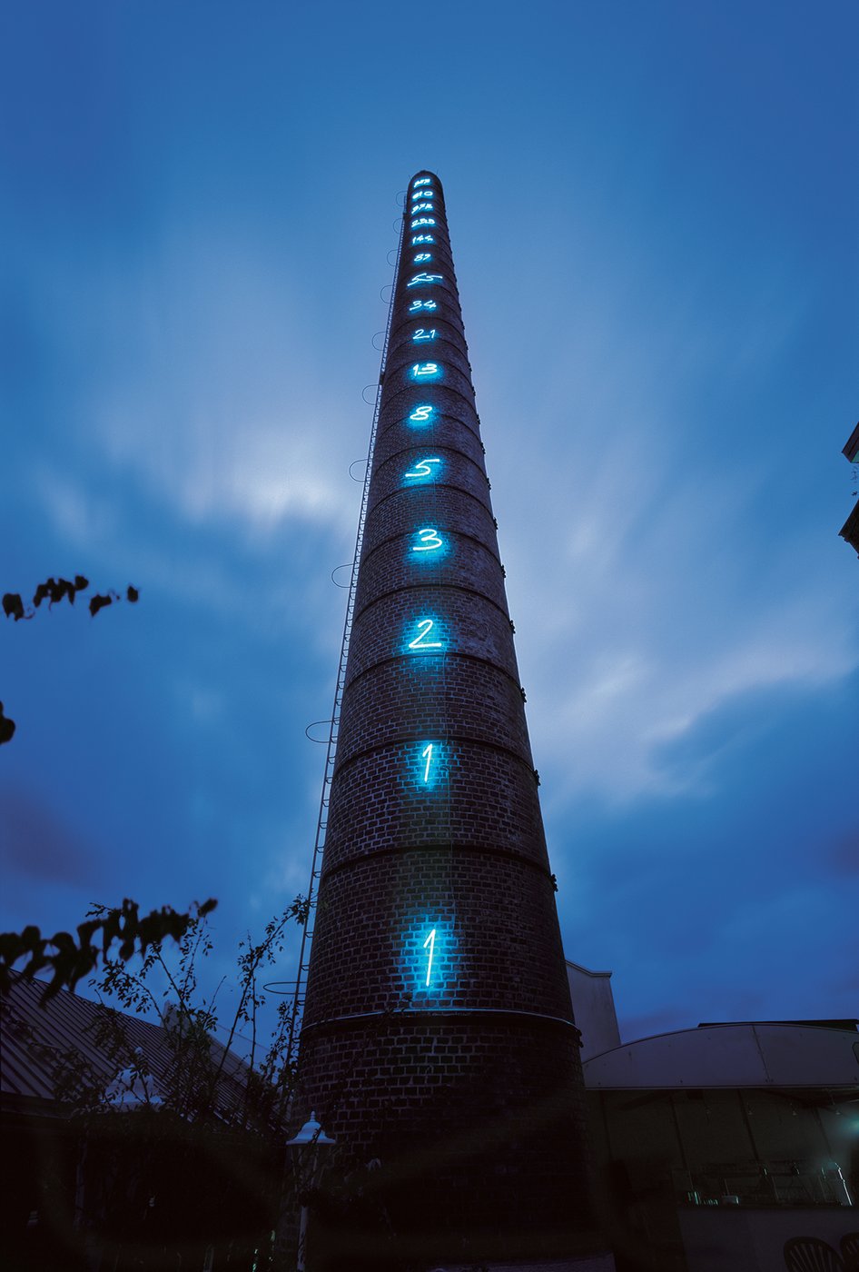 lichtkunst schornstein unna