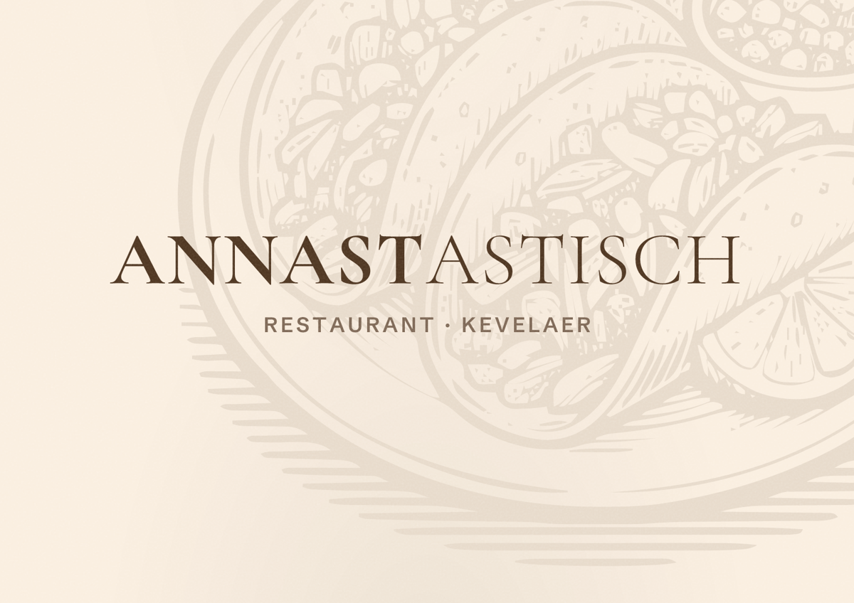 Illustriertes Poster von Annastastisch, Restaurant in Kevelaer
