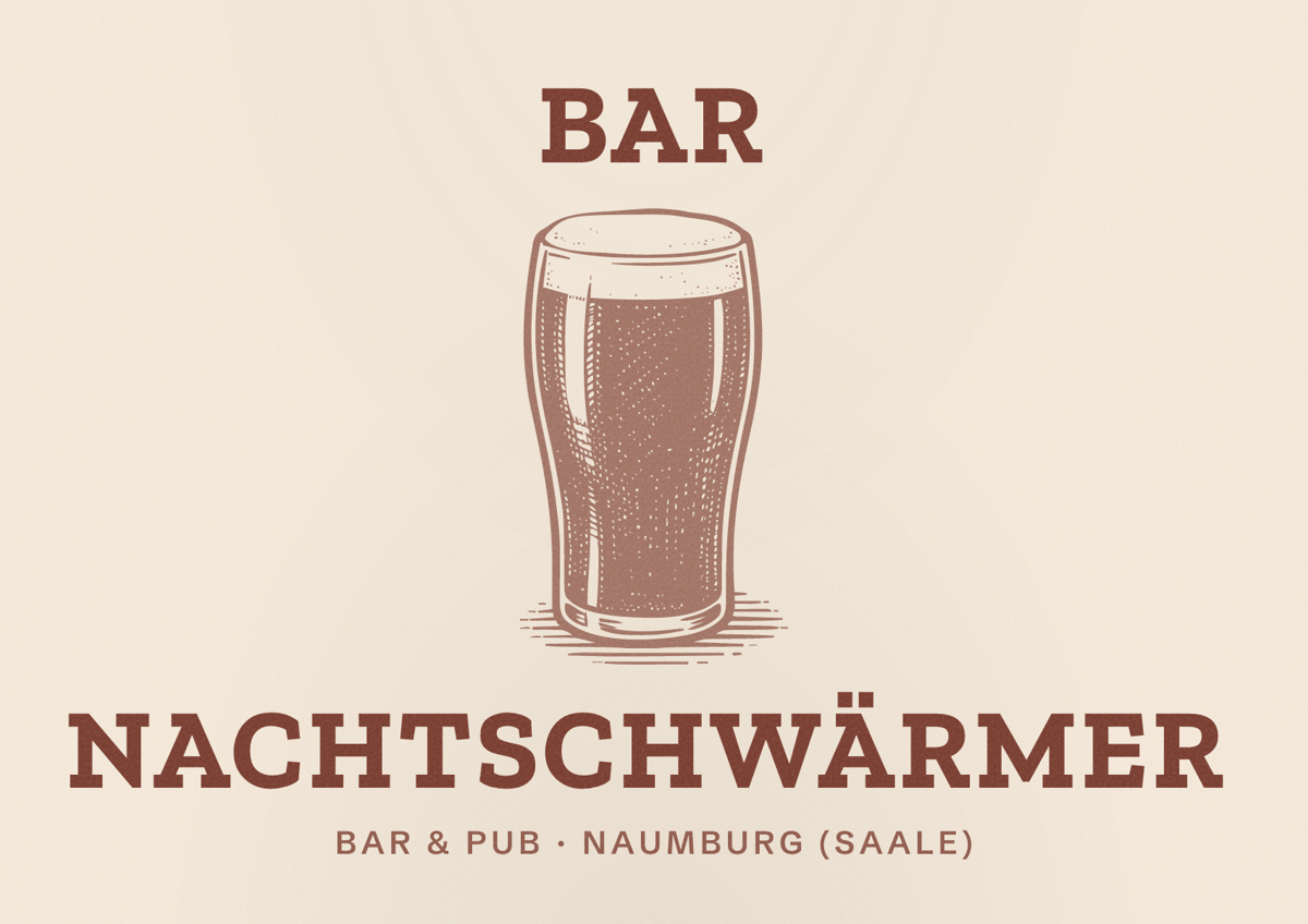 Illustriertes Poster von Bar Nachtschwärmer, Bar & Pub in Naumburg (Saale)