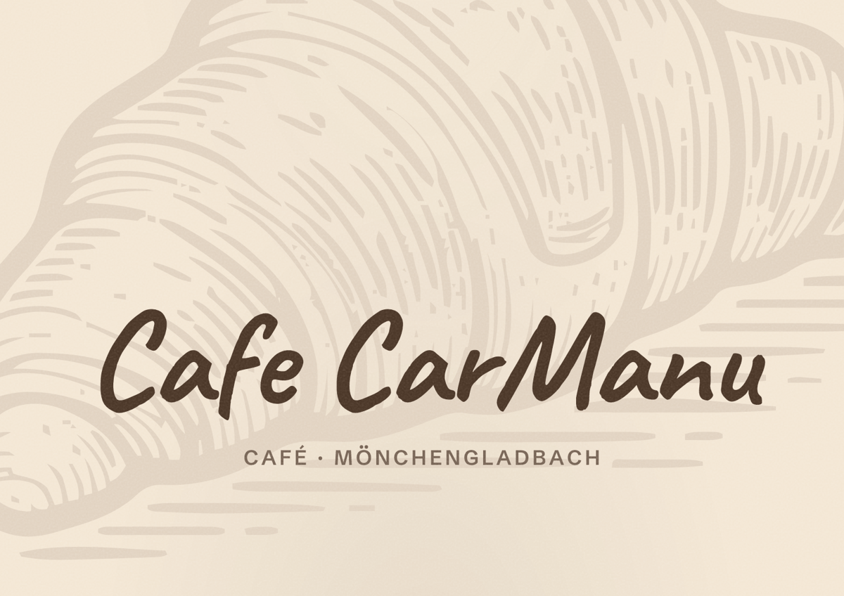 Illustriertes Poster von Cafe CarManu, Café in Mönchengladbach