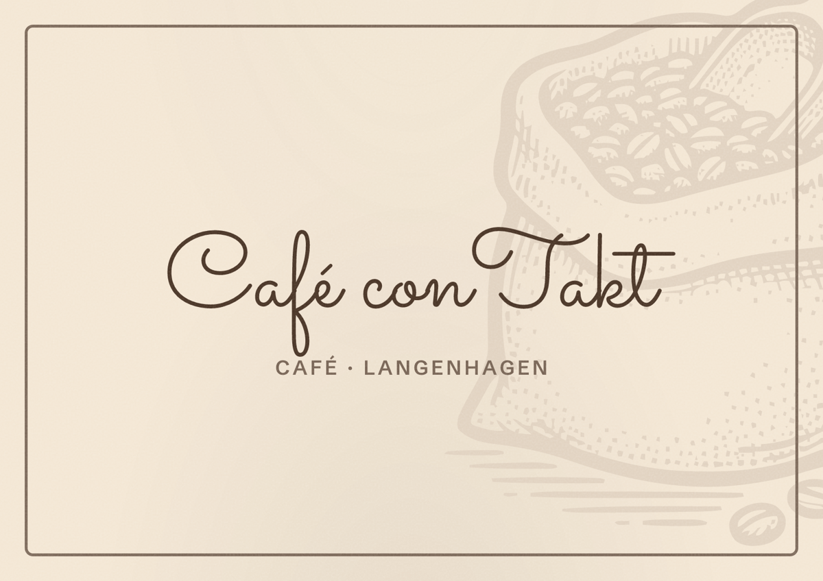 Illustriertes Poster von Café conTakt, Café in Langenhagen