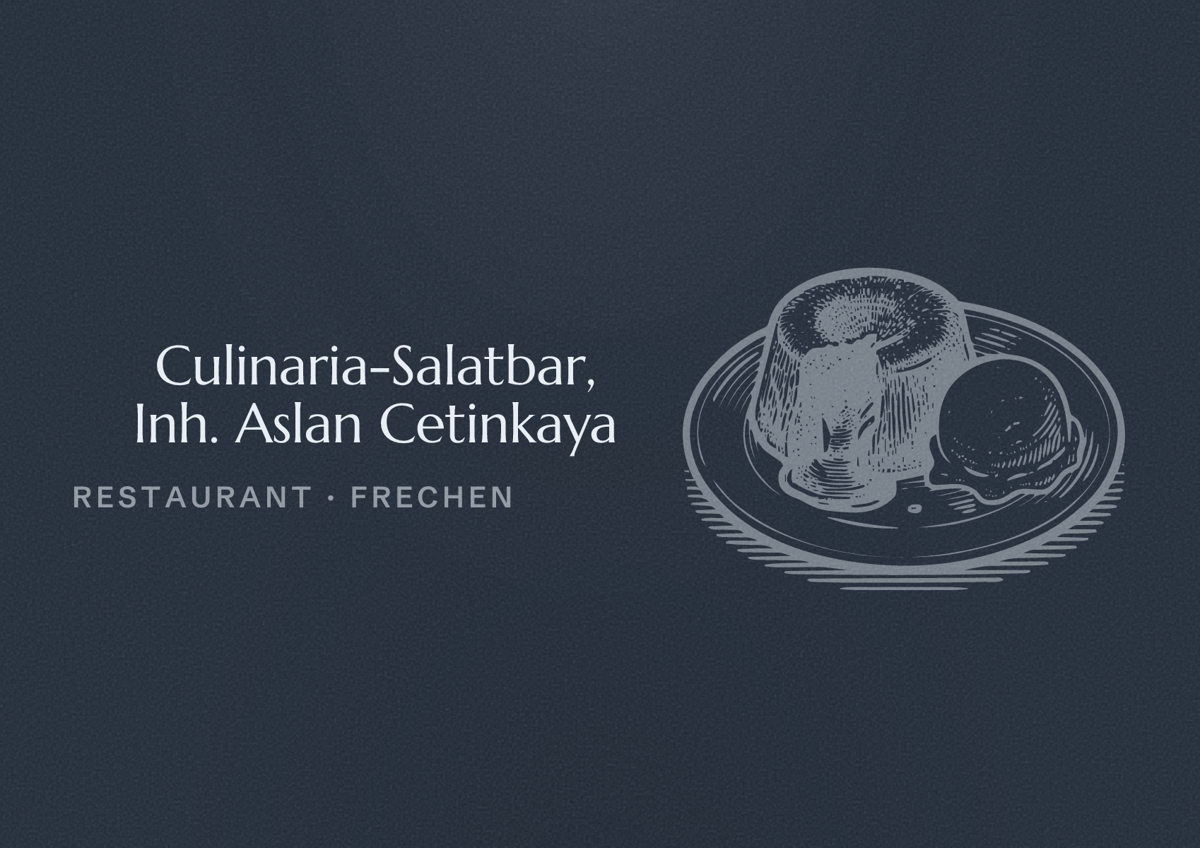 Illustriertes Poster von Culinaria-Salatbar, Inh. Aslan Cetinkaya, Restaurant in Frechen