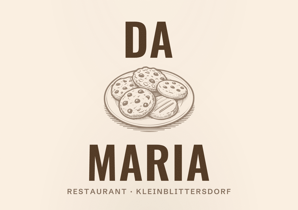Illustriertes Poster von Da Maria, Restaurant in Kleinblittersdorf