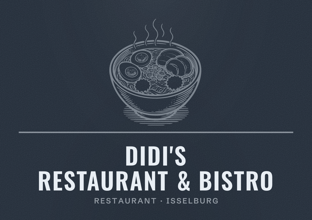 Illustriertes Poster von Didi's Restaurant & Bistro, Restaurant in Isselburg