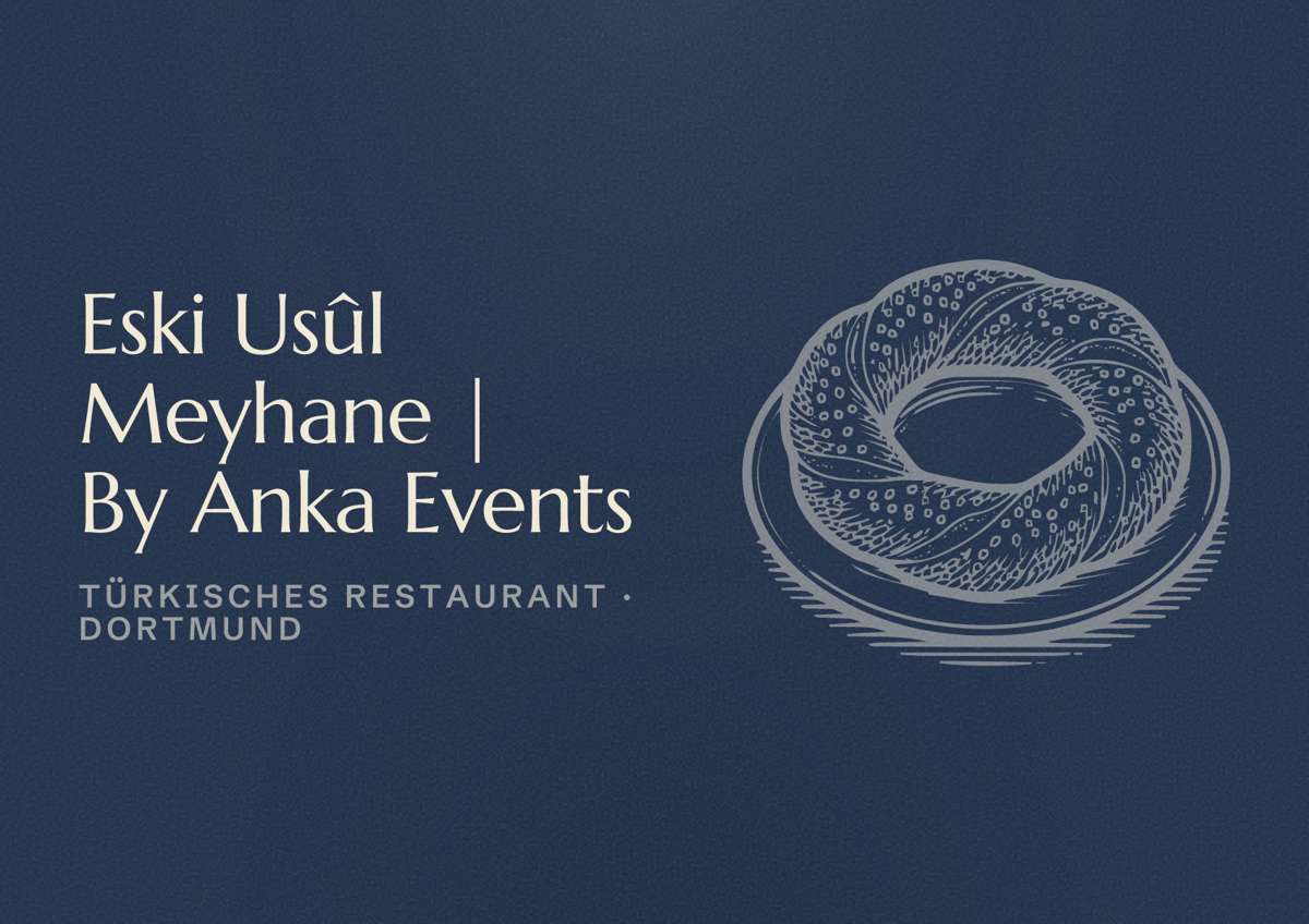 Illustriertes Poster von Eski Usûl Meyhane | By Anka Events, Türkisches Restaurant in Dortmund
