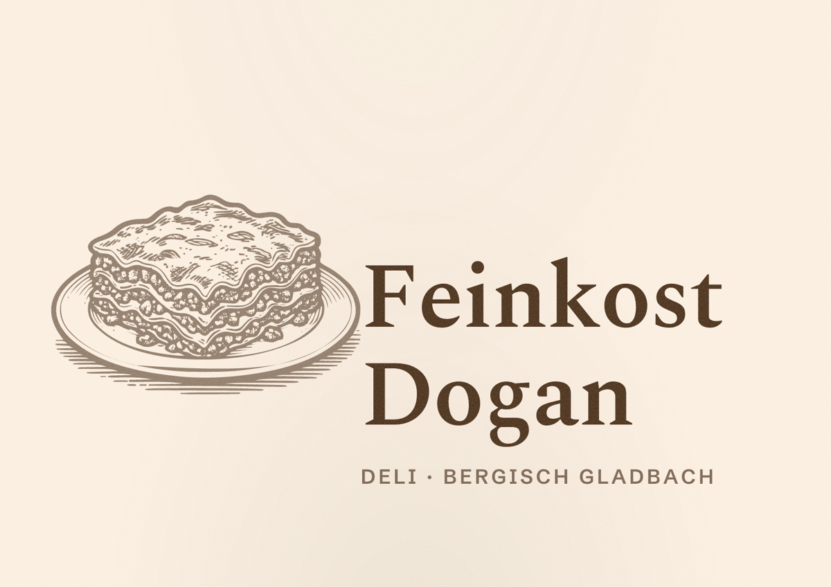 Illustriertes Poster von Feinkost Dogan, Deli in Bergisch Gladbach