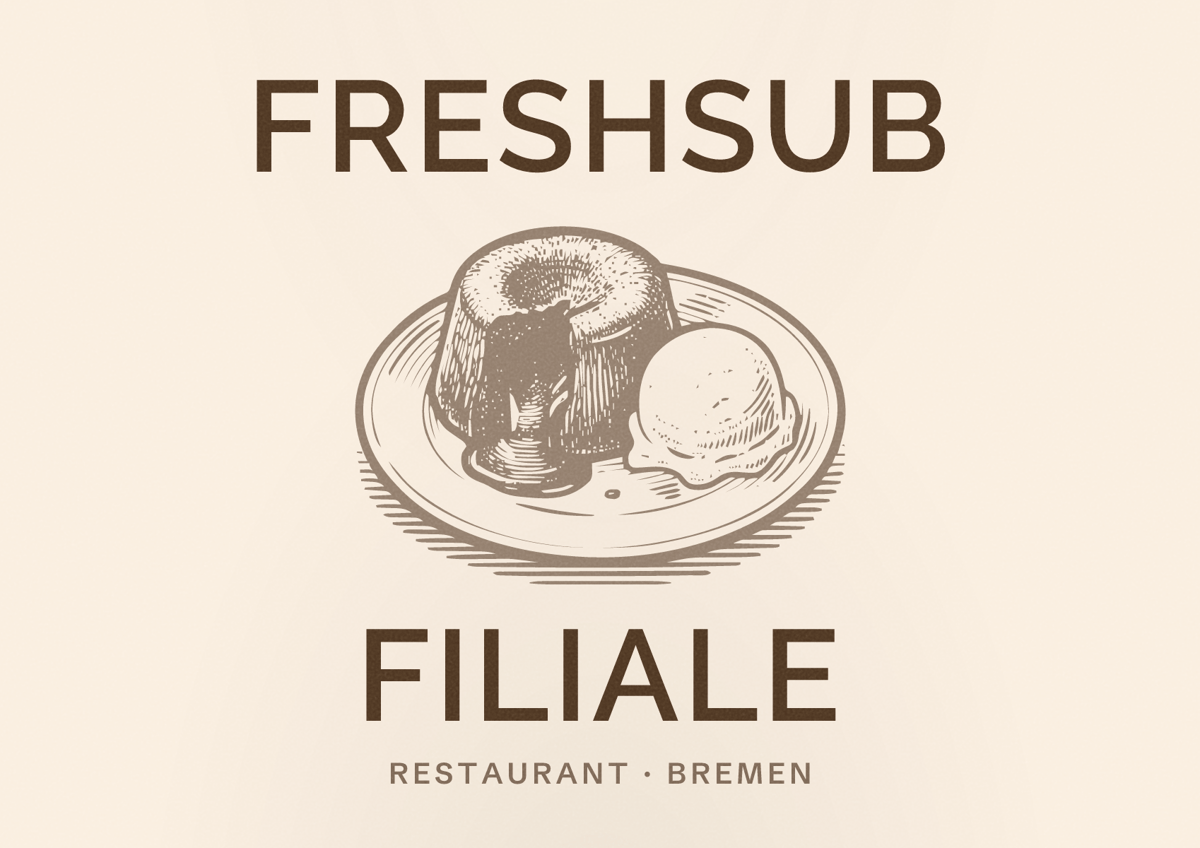 Illustriertes Poster von FreshSub Filiale, Restaurant in Bremen