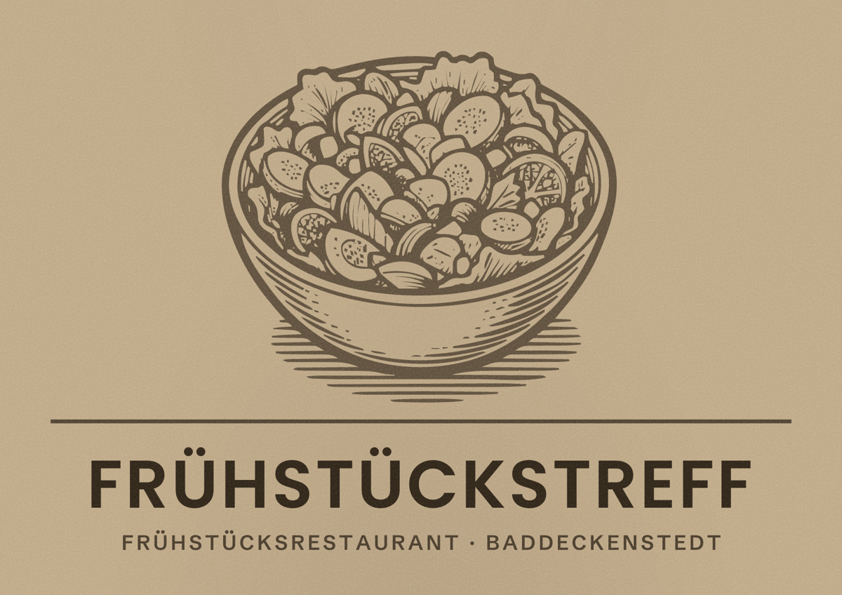 Illustriertes Poster von Frühstückstreff, Frühstücksrestaurant in Baddeckenstedt
