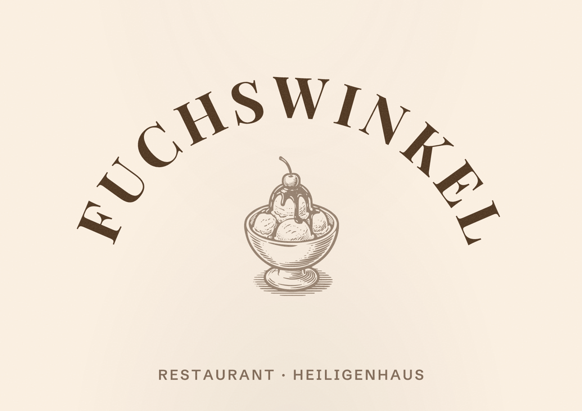 Illustriertes Poster von Fuchswinkel, Restaurant in Heiligenhaus
