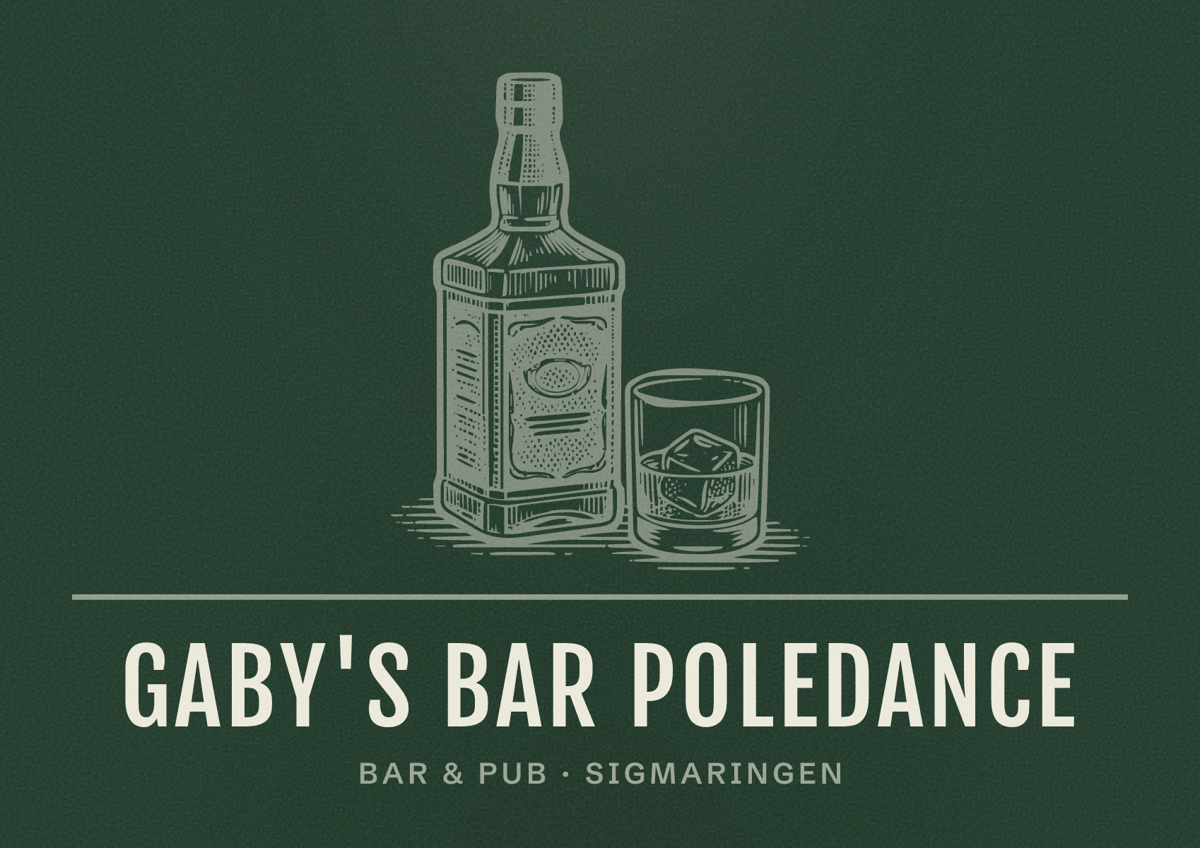 Illustriertes Poster von Gaby's Bar Poledance, Bar & Pub in Sigmaringen