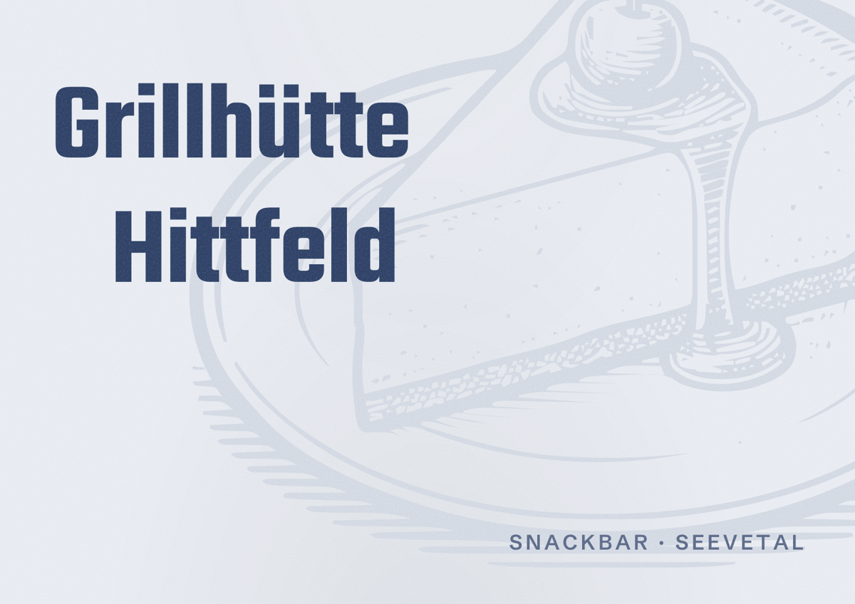 Illustriertes Poster von Grillhütte Hittfeld, Snackbar in Seevetal