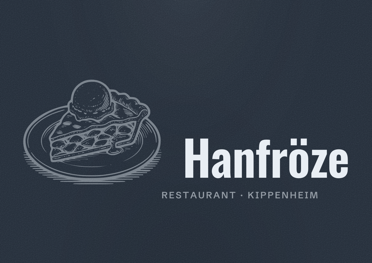 Illustriertes Poster von Hanfröze, Restaurant in Kippenheim