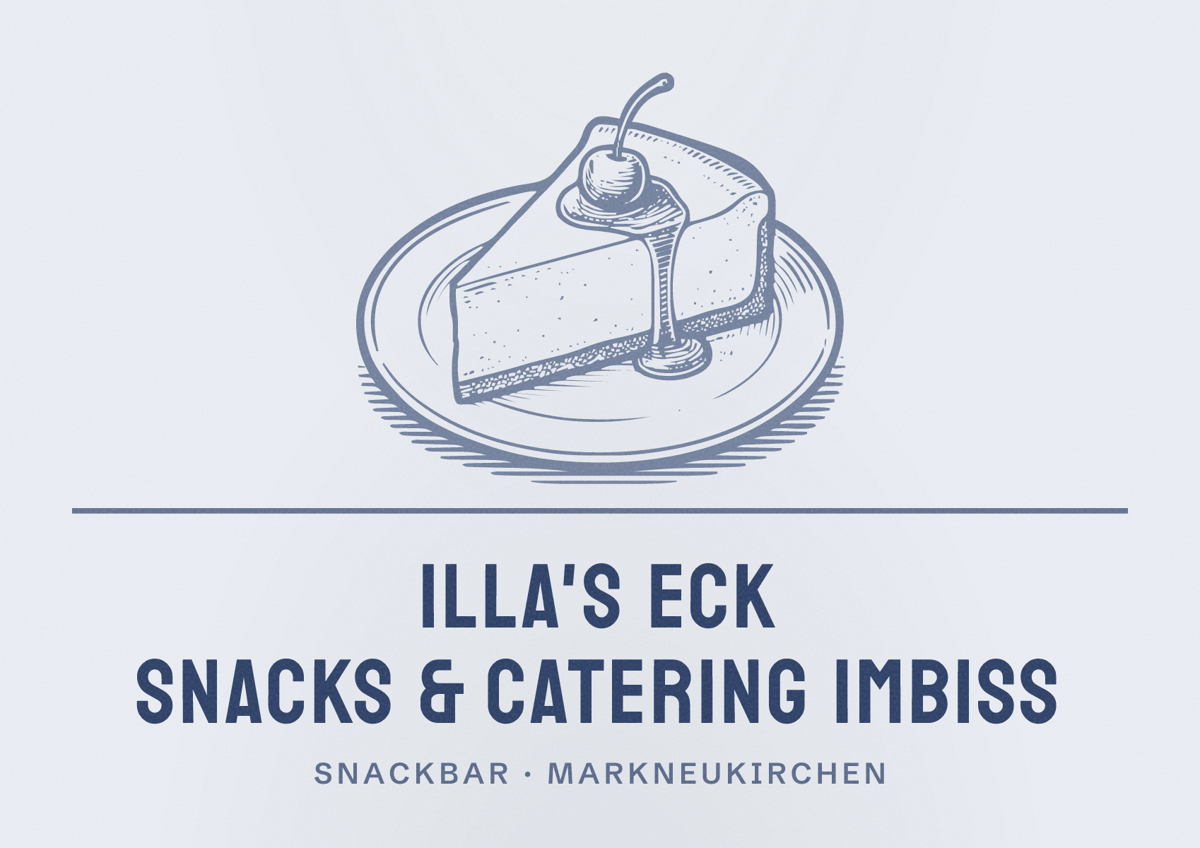Illustriertes Poster von Illa's Eck Snacks & Catering Imbiss, Snackbar in Markneukirchen