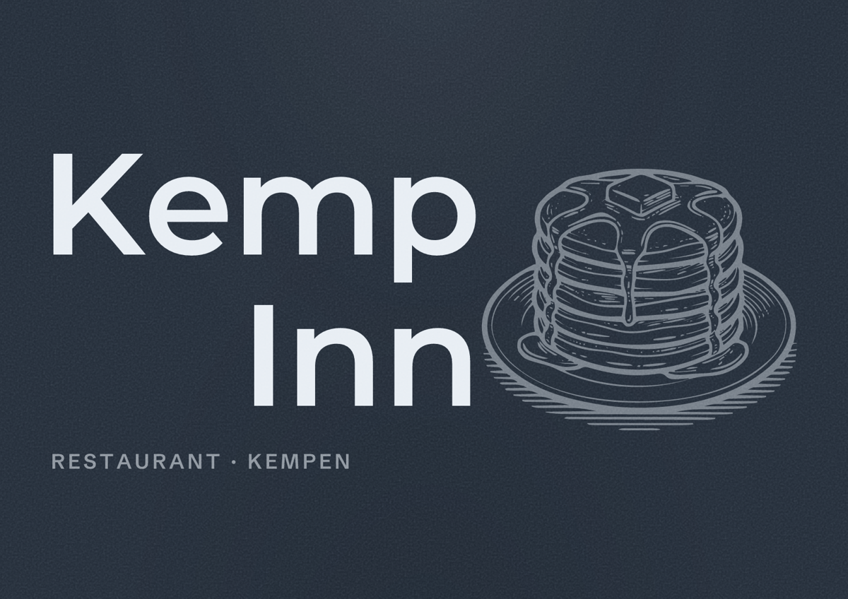 Illustriertes Poster von Kemp Inn, Restaurant in Kempen