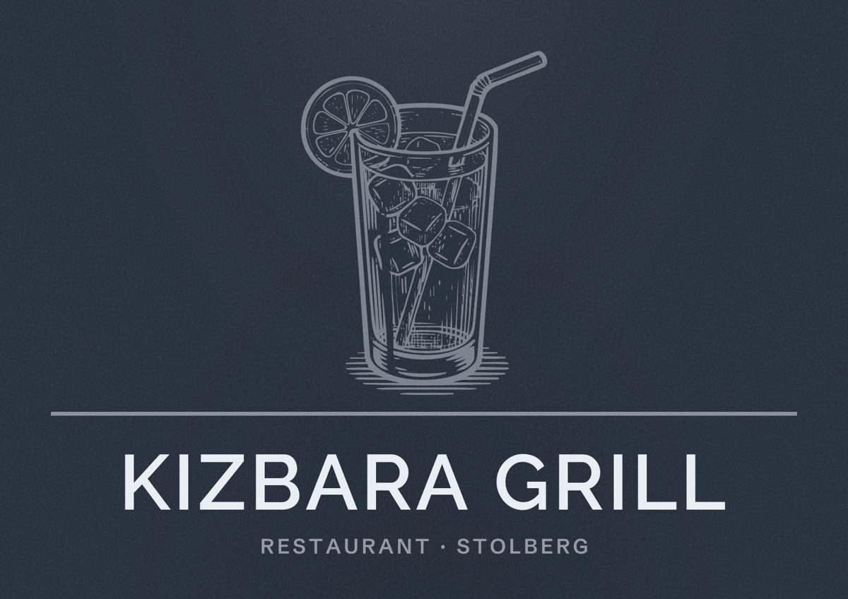 Illustriertes Poster von Kizbara Grill, Restaurant in Stolberg