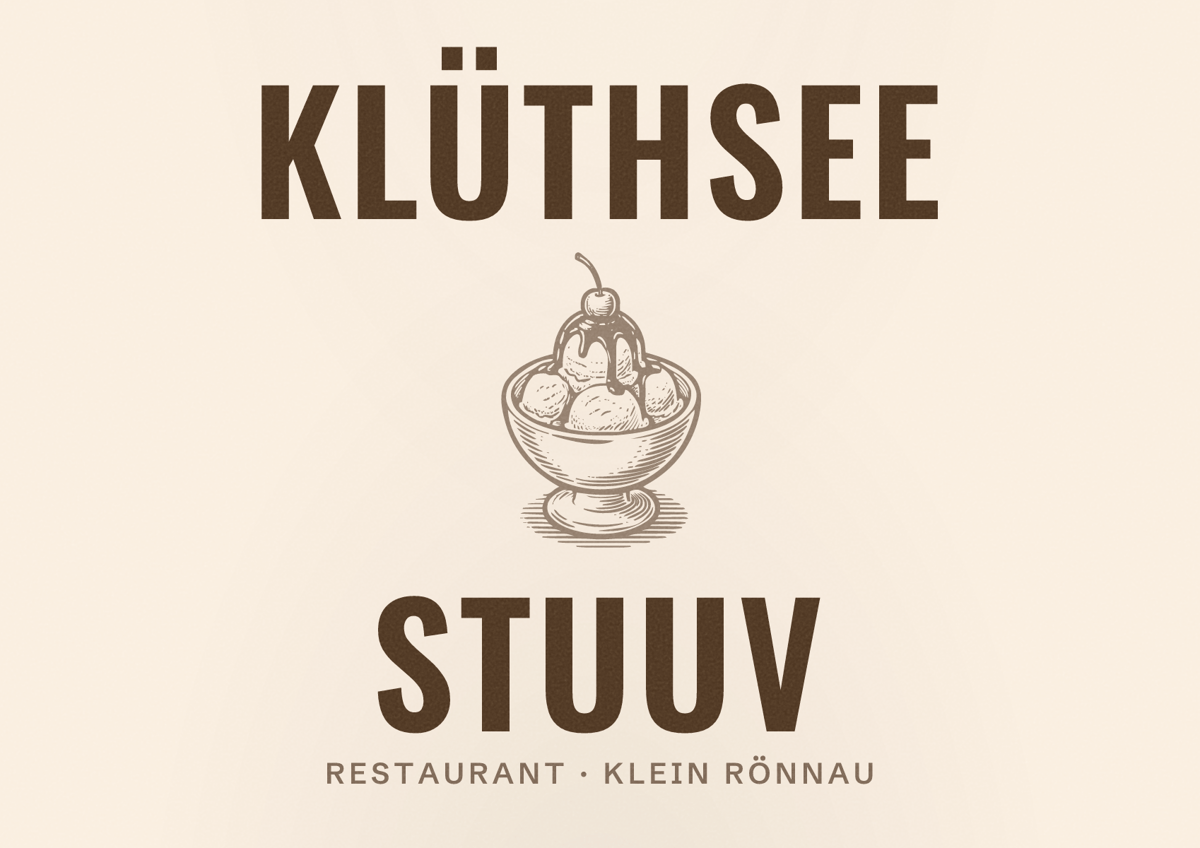 Illustriertes Poster von Klüthsee Stuuv, Restaurant in Klein Rönnau