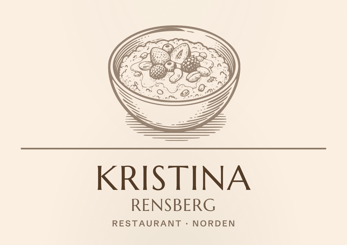 Illustriertes Poster von Kristina Rensberg, Restaurant in Norden