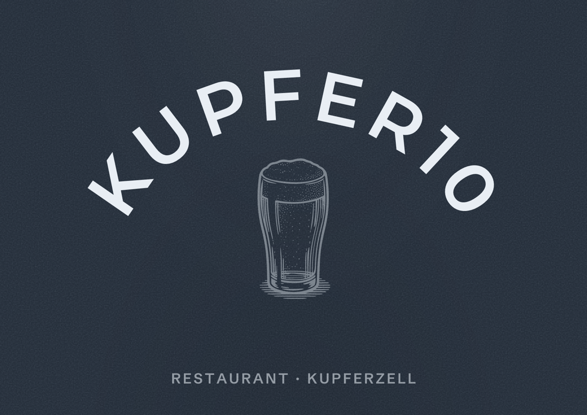 Illustriertes Poster von KUPFER10, Restaurant in Kupferzell
