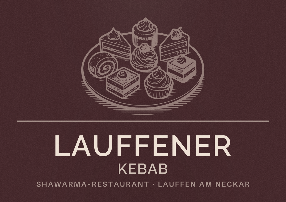Illustriertes Poster von Lauffener Kebab, Shawarma-Restaurant in Lauffen am Neckar