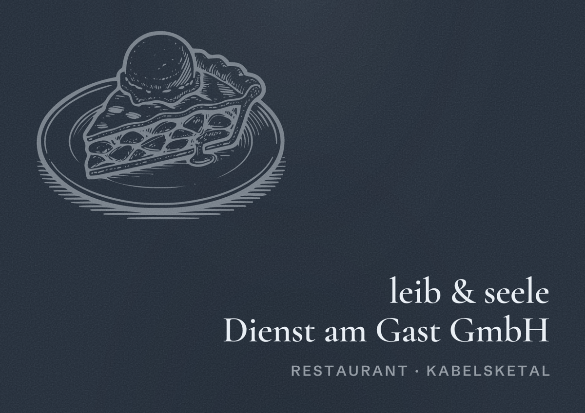 Illustriertes Poster von leib & seele Dienst am Gast GmbH, Restaurant in Kabelsketal