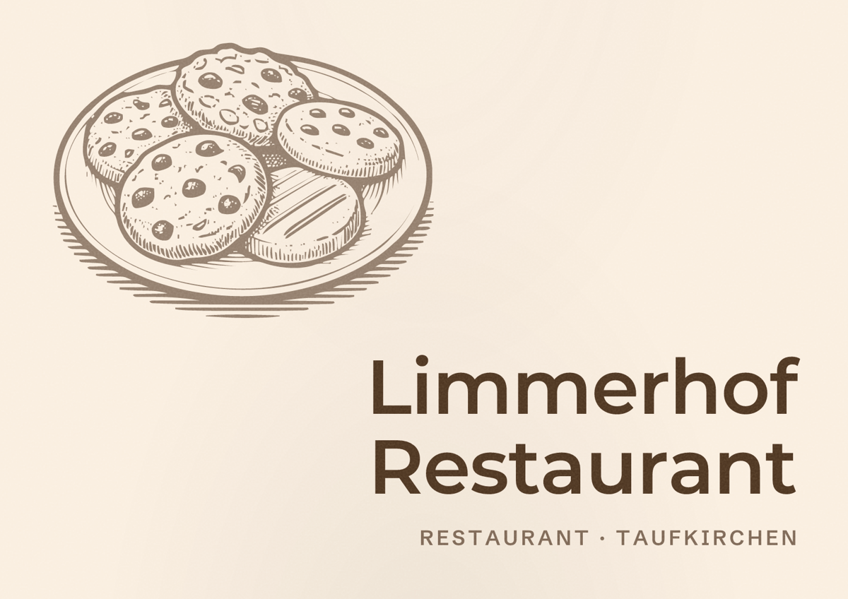 Illustriertes Poster von Limmerhof Restaurant, Restaurant in Taufkirchen
